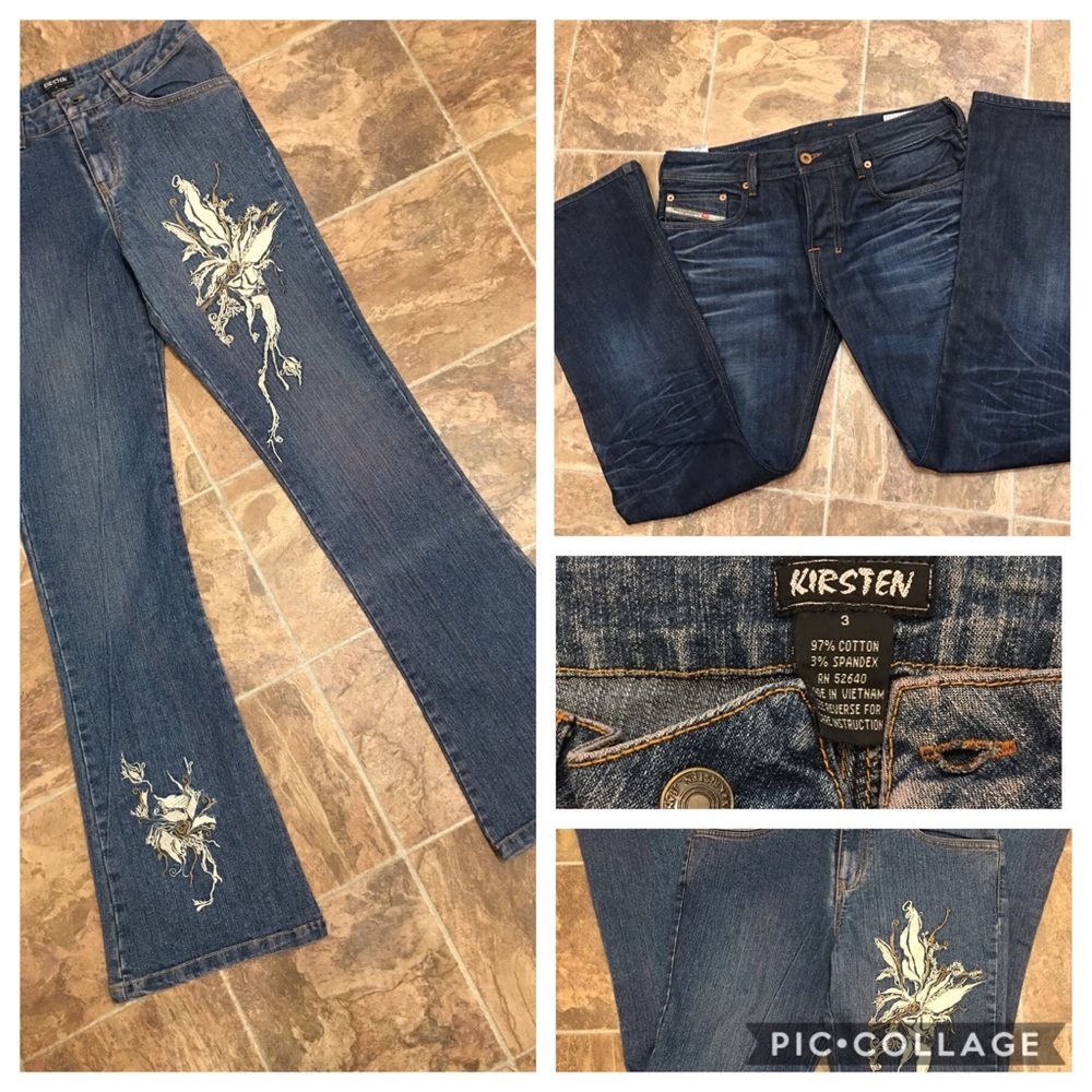 Kirsten Stretch W/ Top Stitch Embroidery